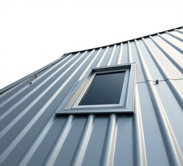 Titanium Zinc Cladding Sloped Roof Window - Stunning Architectural Design