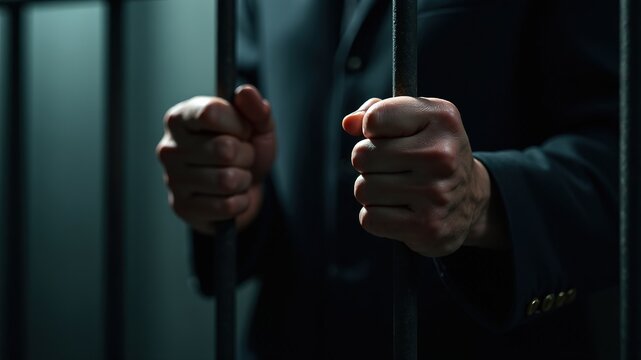 Stark Prison Cell:  Intense Close-Up