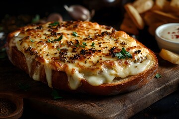 A crispy croque monsieur