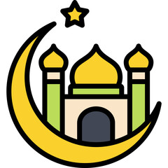 mosque symbol icon

