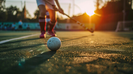 People Having Fun and Playing Field Hockey on the Field