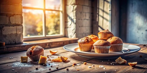 Abandoned Half-Eaten Muffins: Architectural Photography of Indulgence & Waste