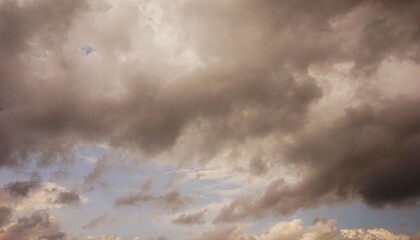 the afternoon sky is brown and cloudy