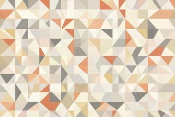 A simple geometric pattern of interlocking triangles in soft earth tones