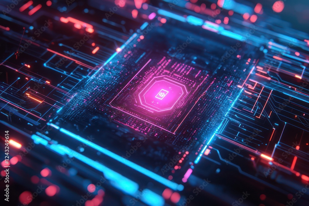 Poster decentralized identities merge with the metaverse through holography at innovation lab.