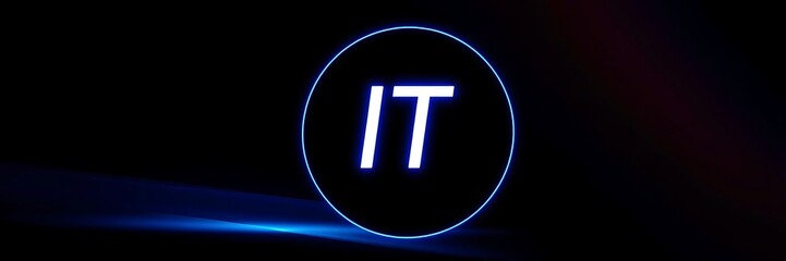 Fototapeta premium Abstract Information Technology Background – AI & Tech Copy Space, information technology background , technology copy space background, abstract background, IT, AI,