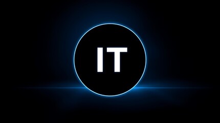 Fototapeta premium Abstract Information Technology Background – AI & Tech Copy Space, information technology background , technology copy space background, abstract background, IT, AI, 