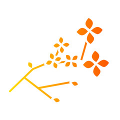 cherry blossom gradient icon