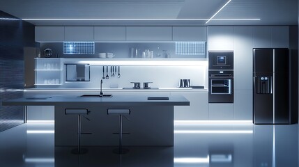 Modern Minimalist Kitchen Design With Sleek Appliances