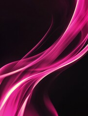 Obraz premium Abstract Pink Light Swirls On Dark Background