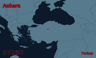 Ankara Location Map