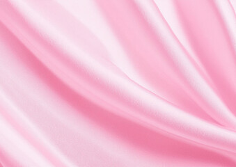 ピンクのサテンの背景テクスチャ