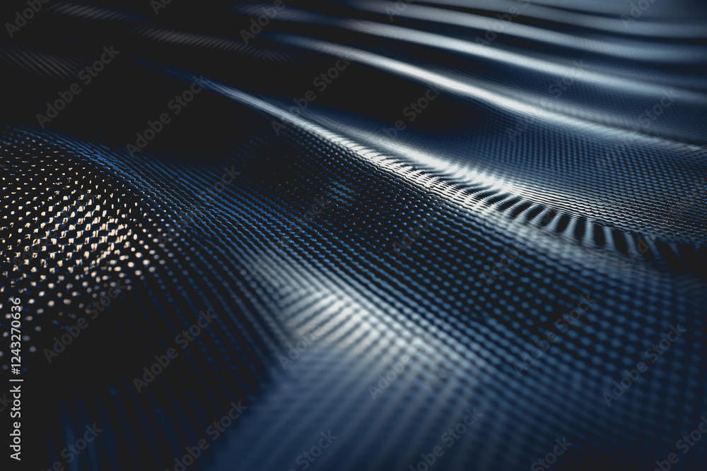 Poster close up of a textured metal surface showing intricate details and patterns in a monochrome color sc