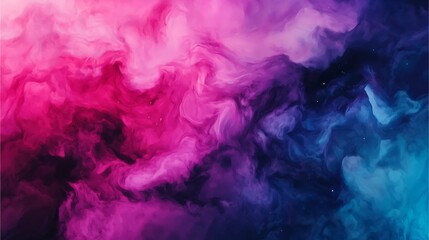 Fototapeta premium A vibrant abstract swirl of pink, purple, and blue hues, creating a dynamic and colorful background.