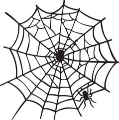 Fototapeta premium spider web silhouette vector designs