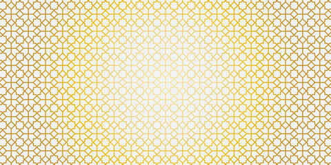 gold seamless geometric pattern for arabic, islamic design. vector illustration