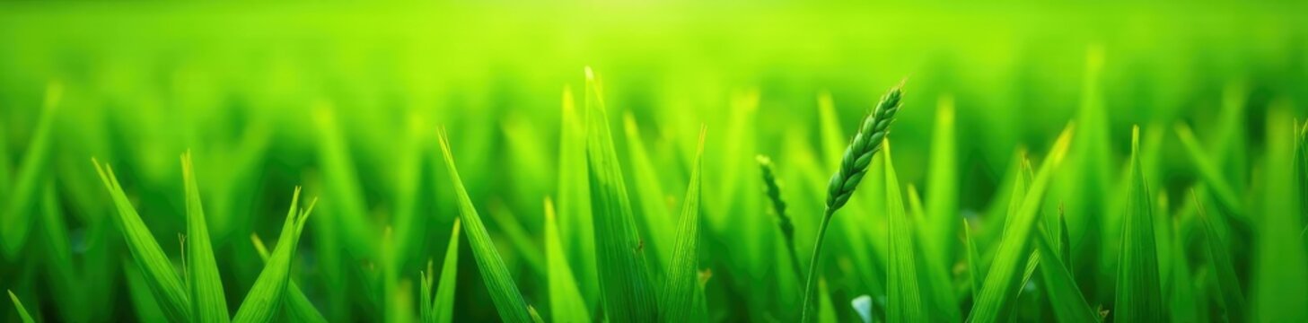 Green soja field with a single stalk and grain, verde, terreno, texturas