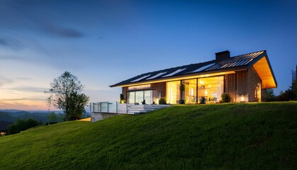 Obraz premium house in the night