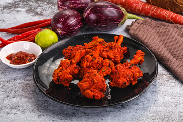 Indian cuisine - spicy Chicken lollipop