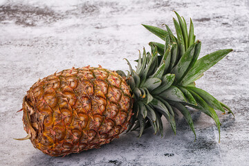 Ripe sweet juicy pineapple fruit