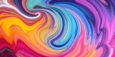 Swirling abstract colorful background with scratch patterns, unique design, creative
