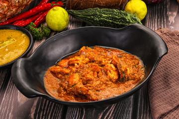 Indian cuisine - Prawns malabar masala