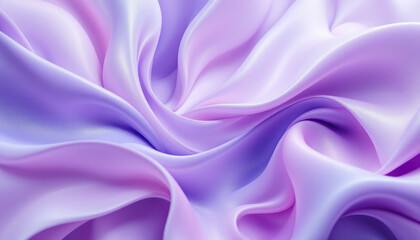 Obraz premium Soft Lavender and Purple Silk Draped Fabric