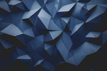 Fototapeta premium Abstract Background Abstract Dark Blue Background Polygon luxury background and modern background.