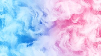 Fototapeta premium Cotton Candy Fluffy Background – Sweet Pastel Design for Party Branding & Candy Packaging