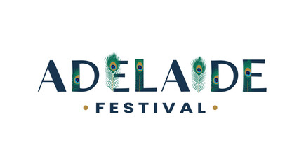 Adelaide Festival Peacock Feather Logo