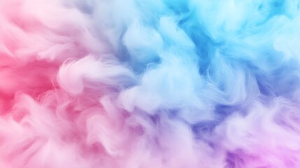 Fototapeta premium Cotton Candy Fluffy Background – Sweet Pastel Design for Party Branding & Candy Packaging