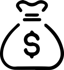 Business icon for creative graphics design