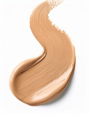 image démonstration maquillage liquide, fond de teint, teinte en ia, goute produit cosmétique