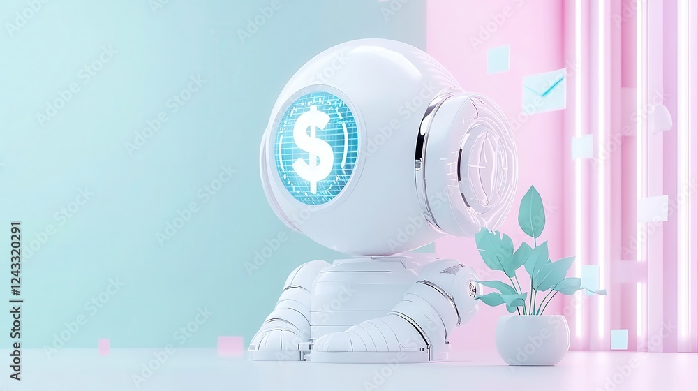 Poster ai financial fraud detection, an advanced system analyzing patterns to enhance fraud detection, depi