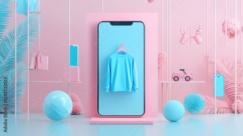 Poster ai system for mobile commerce insights, evaluating shopping trends and enhancing app experiences, fe