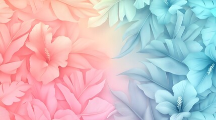 Fototapeta premium Tropical Paradise Abstract Background – Vibrant Summer Gradient for Travel & Party Branding