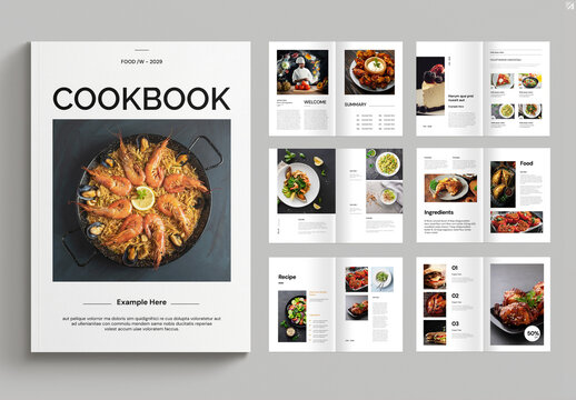 Minimal CookBook Layout