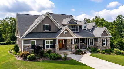 Luxury Farmhouse in a Wooded Setting