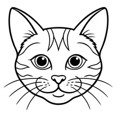 black cat face