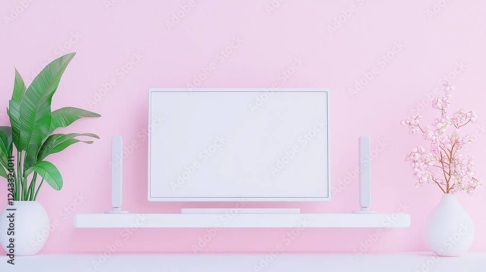 Poster ai content optimizer, a sleek 3d vector representation of an intelligent assistant analyzing streami
