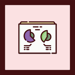 Project Status Converted:  Data Visualization Icon