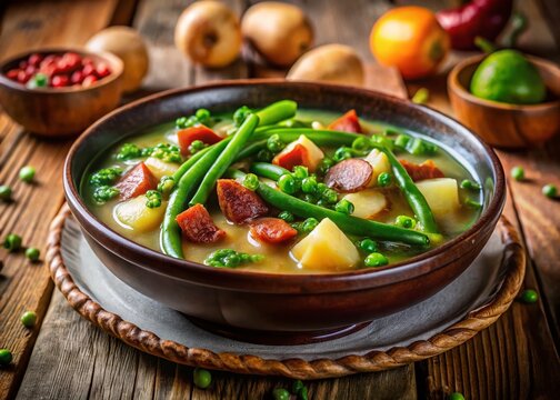 Delicious Bouneschlupp: Traditional Luxembourgish Green Bean Potato Bacon Soup