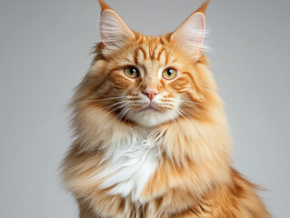 Obraz premium Cute cat close-up