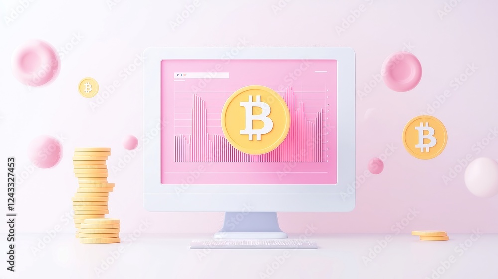 Poster cryptotrend analyzer, an ai-driven platform tracking cryptocurrency movements, delivering instant in
