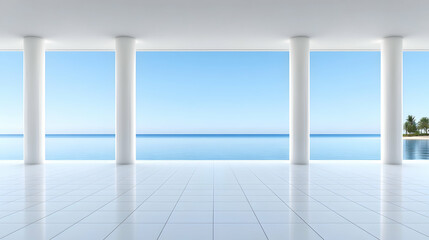 Modern Coastal Pavilion with Ocean View
