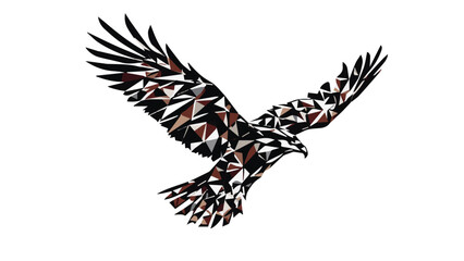 Fototapeta premium vector illustration of an eagle bird