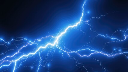 Blue lightning background, lightning strike background, thunderstorm images, 