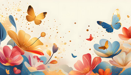 Butterflies and Flowers