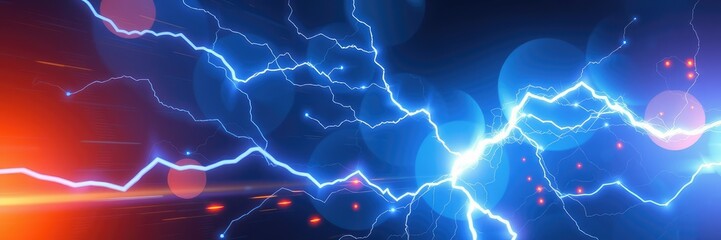 Blue lightning background, lightning strike background, thunderstorm images, 
