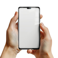 hand holding smart phone